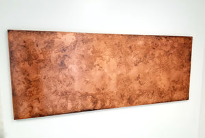 Smoothed Aged Copper Headboard