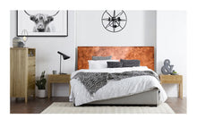Load image into Gallery viewer, Smoothed Aged Copper Headboard