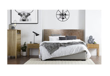 Load image into Gallery viewer, Light Pewter Steel Panel Headboard