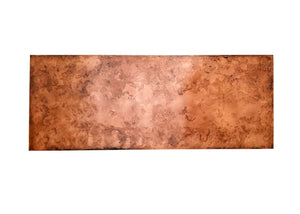 Smoothed Aged Copper Headboard