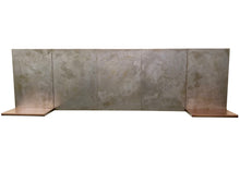 Load image into Gallery viewer, Light Pewter Steel Headboard with Copper shelving